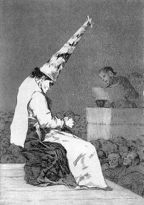 Shame by Francisco Goya [Public domain]